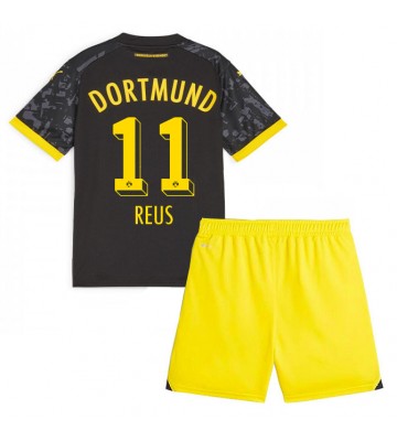 Lacne Dětský Futbalové dres Borussia Dortmund Marco Reus #11 2023-24 Krátky Rukáv - Preč (+ trenírky)